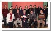 Members of the Turlough Community 25 Card Drive Committee presenting a cheque from their annual card game for 1,200 to Regina Mulrooney Chairperson and other members of the Friends of the Sacred Heart Committee. Front L-R: Teresa OHare, Jim Docherty (Turlough 25 Drive Committee), Regina Mulrooney, Martin McDonnell (Turlough 25 Drive Committee), Alo Filan (Turlough 25 Drive Committee). Back L-R: Michael Joyce, Maire Cotter, Pat Armstrong, Ann OHara, Maureen Tobin, Pauline Jordan, Kathleen Courell (PRO), Pat McGinty, Catherine Ruane (Treasurer). Photo  Ken Wright Photography 2008.  