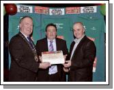 Pictured at the Launch of the Special Olympics 2009 in the Welcome Inn, Joe Mellett, Cathaoirleach who officially launched the start of the fundraising also in the picture   John OShaughnessy, Chairman Mayo Special Olympics and Blackie Gavin, Deputy Mayor. Photo  studio 094. 