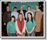 Pictured at the Launch of the Special Olympics 2009 in the Welcome Inn, front l-r; Claire Lawlor, Conor McGee and Laura Dillon. Back l-r; Dick Heraty (Bowling club), Kevin McEllin, Blackie Gavin, Deputy Mayor, Paul McEllin, Teresa Warde Western Care Association. Photo  studio 094. 