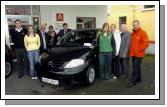 Pictured in Edward Conways Garage Newport Rd. Castlebar the Duffy family from Parke receiving the keys of a Citroen C3, they were the winners of the Castlebar Credit Union May Members Draw which took place in Bosh  L-R: Padraic Conway (Manager Conways Garage), Michelle Duffy, Sean McCann (CU), Mary Duffy, Michael Duffy, Rosemary Duffy, Siobhan Duffy, Jack Loftus (CU), Pat Neary(Conways Garage).. Photo  KWP Studio 094. 


