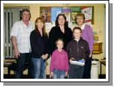 Pictured on International Credit Union Day are winners of the Castlebar Credit Union Juniors Members Draw with their families Front L-R: Sarah Mulkerrin, Eoin Mulkerrin (2nd place under 12s section). Back L-R: John Walsh (CU), Denise Kinsella (CU), Susan Mulkerrin, Patricia Walsh (CU), Photo  Studio 094. 

