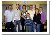 Pictured on International Credit Union Day are winners of the Castlebar Credit Union Juniors Members Draw with their families L-R: John Walsh (CU), Roman Zuev (3rd place under 16s section), Natalja Zueva, Thomas Zuev, Sergey Zuev, Denise Kinsella (CU), Patricia Walsh (CU), Photo  Studio 094. 