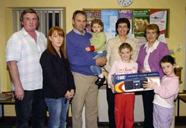 Brennan family - junior winners of the Credit Union Junior Members' Draw. Click photo for lots more winners from Ken Wright.