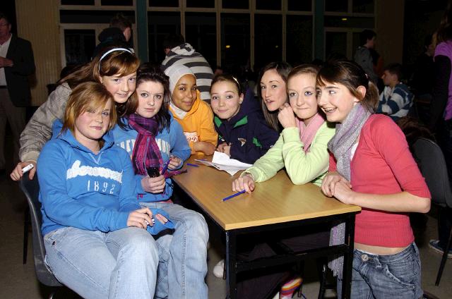 Participants in Castlebar Credit Union Table Quiz held in Davitt College 25 November 2007. Photo  Ken Wright Photography 2007