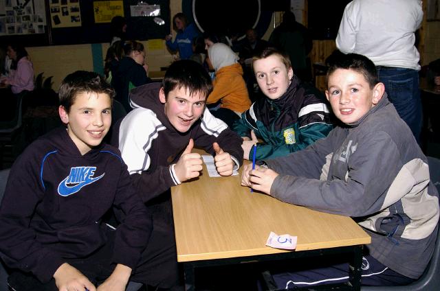 Participants in Castlebar Credit Union Table Quiz held in Davitt College 25 November 2007. Photo  Ken Wright Photography 2007