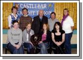 Castlebar Credit Union Table Quiz held in Davitt College Joint winning team from St. Josephs Secondary School Castlebar .Front L-R: Niamh McDonnell, Bronwin Harrington, Finnoula OBrien, Siobhan OBrien. Back L-R: Maura Lavelle (Credit Union), Michael Corbett (Credit Union), Paddy Glynn (Credit Union), Michael Murray (Credit Union), Bridie Clarke (Credit Union). Photo  Ken Wright Photography 2007. 