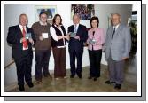 Pictured at Mayo Education Centre at the presentation of a CD Rom by Bernard OHara, President Galway Archaeological Historical Society, to Niamh Loftus History Teacher from St. Gerald's College Castlebar L-R: Denis OBoyle (Director of Mayo Education Centre), Diarmuid McAree (History Teacher St. Geralds College), Niamh Loftus , Bernard OHara, Bernie Rowland (Teacher Davitt College), Dr. Diarmuid O Cearbhaill (Editor Galway Archaeological Historical Society Journal).  Photo  Ken Wright Photography 2007.

