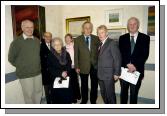 Pictured in Mayo General Hospital at the exhibition of paintings by Jim Houston 
Entitled Nature's Coat of Many Colours, which was officially opened by Professor Peter Gatenby. The paintings will be on display until 22nd June L-R: Jonathan Hannahan, Tom Staunton, Ursula Staunton, Jenny Carragher, Jim Houston, Luke ODonnell (Chairman Mayo General Hospital Arts Group), Gerry Solan. 
Photo  Ken Wright Photography 2007. 

