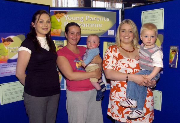 HSE Young Parents Programme held in Mayo General Hospital A group of mothers L-R: Leanne Halpin, Eliese Pourre, Janet Harte. Photo  Ken Wright Photography 2007.  

