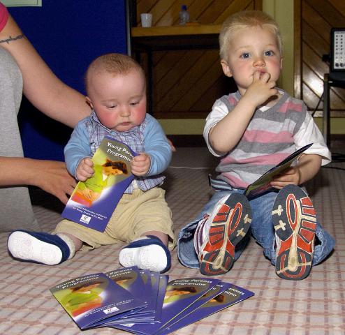 At the HSE Young Parents Programme held in Mayo General Hospital. Photo  Ken Wright Photography 2007.  