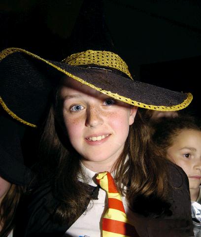 Pictured at Castlebar Library, at the launch of J K Rowlings Harry Potter and the Deathly Hallows enjoying the entertainment. Photo  Ken Wright Photography 2007.  