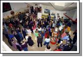 Pictured at Castlebar Library are the large crowd who were eager to purchase J K Rowlings Harry Potter and the Deathly Hallows. Photo  Ken Wright Photography 2007.  