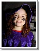 Pictured at Castlebar Library, at the launch of J K Rowlings Harry Potter and the Deathly Hallows Tanya Tolan wearing a great costume .  Photo  Ken Wright Photography 2007.  No 772 