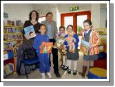 Mayo Libraries Childrens Book Festival author Malachy Doyle reading from some of his books to children from St. Anthonys, Scoil Raifteri and St. Angelas National Schools in Castlebar Library. Some young fans pictured with Malachy Doyle author and Paula Leavy McCarthy (librarian).  Photo  studio 094. 