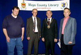 At the recent launch of the Old Maps Collection at Castlebar Library and their publication online. Click photo for more from Ken Wright.
