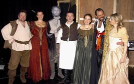 Cast members of the English Chamber Opera who performed Mozart's Don Giovanni in Castlebar recently. Click photo for more from Ken Wright.
