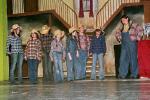 Goldies Gang L-R Ciara Mullins, Emma Daly, Amy Shah, Talissa Walsh, Deirdre Filan, Killian Glynn, Claire OBrien & Ruth McEachern as Goldie. Photo  Ken Wright Photography 2005