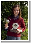 Kate Poelenjee sixth class St. Johns N.S. School Breaffy winner of the Connacht P.T.A.A. essay writing competition Photo  Ken Wright Photography 2007 