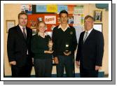 Pictured at the presentation of the Bank of Ireland National Student Awards 2007 to Caoimhe Geraghty and Leigh Burke L-R: Enda McDonagh (Manager Bank of Ireland Castlebar), Caoimhe Geraghty, Leigh Burk, Ioseph McGowan (Principal). Photo  Ken Wright Photography 2007 