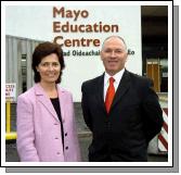 Pictured at Mayo Education Centre Denis OBoyle, Director of Mayo Education Centre) and Bernie Rowland who has recently been elected as Chairperson of the Management Committee of Mayo Education Centre.  Photo  Ken Wright Photography 2007.
