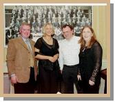 St. Gerald's College at Reunion Function, 20th   Year Reunion Held in Breaffy House Hotel & Spa  L-R: David McLoughlin, Hilary ONeill, John Touhy, Ann Tuohy: Photo  Ken Wright Photography 2004 