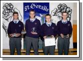 St. Geralds College Achievements Evening
Transition Year Student Awards L-R: Joseph Togher (Leadership Award), James Ruane (Best Attendance and Student of the Year), Mark Jordan (Innovative  And Legal Studies Course), Damien Corrigan (Transition Year Student of the Year) . Photo  Ken Wright Photography 2007
