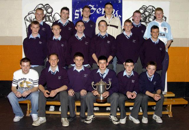 St. Geralds College Achievements Evening
Senior A Gaelic Football Team  Flanagan Cup Winners Front Centre John Cloherty Team Captain . Photo  Ken Wright Photography 2007 
