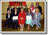 Pictured in the Welcome Inn Front Row at a presentation of  FETAC certificates in Childcare l-R; Aileen McAndrew Tutor Mayo VEC, Ann Marie Scahill student, Teresa McGuire, Debbie Lennon student, Barbara Ronayie Adult Guidance Counsellor Mayo VEC. . Back Row L-R: Phyllis Carney ALO Mayo VEC BTEI and Literacy Co-ordinator, Maggie Ahern student, Dr. Katie Sweeney CEO Mayo VEC, Mary Roche Bourke Tutor Mayo VEC, Pauline McGann student, Geraldine OGrady student.. Photo  Ken Wright Photography 2007 
