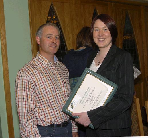 Pictured at a presentation in the Welcome Inn of FETAC Quality Assured certificates by Dr. Katie Sweeney CEO VEC and Joanne Walsh Quality Assurance Co-ordinator L-R: Frank Brady and Ailish Moran. Photo  Ken Wright Photography 2007.

