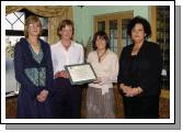 Pictured at a presentation in the Welcome Inn of FETAC Quality Assured certificates by Dr. Katie Sweeney CEO VEC and Joanne Walsh Quality Assurance Co-ordinator  Photo  Ken Wright Photography 2007.