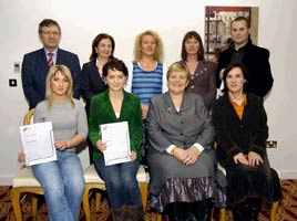 Recent recipients of FETAC awards at Days Hotel Castlebar. Click photo for lots more from Ken Wright.