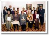 
Pictured in Days Hotel Castlebar at a presentation of FETAC certificates in Computer Literacy Front L-R: Nellie Egan, Molly Molloy (Skills for Work Coordinator), Teresa McGuire (Chairperson Adult Education Board VEC), Roisin Kilbane, Mary Reaney. Back L-R: Phyllis Carney (ALO), Martin Brett (FAS Services Business West Region), Geraldine Collins, Bernie Downes, Vera Ormsby, Nora Joyce, Pauline McDermott, Pat Stanton (CEO Mayo Adult Education Centre). Photo  Ken Wright Photography 2007. 
