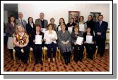 Pictured in Days Hotel Castlebar at a presentation of FETAC certificates in Information Technology Front L-R: Roisin Kilbane, Patricia OMalley, Susan Deasy, Teresa McGuire (Chairperson Adult Education Board VEC), Bernadette McDaniel, Bridget Walsh, Back L-R: Molly Molloy (Skills for Work Coordinator), Nicholas OKelly(VEC), Phyllis Carney(ALO), Michael McGuire, Nellie Egan, Patricia Murray, Anne Jennings, Margaret Horan, Paul Derrig (Mayo VEC Tutor),   Pat Stanton (CEO Mayo Adult Education Centre. Photo  Ken Wright Photography 2007. 