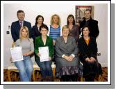Pictured in Days Hotel Castlebar at a presentation of FETAC certificates in ESOL. Front L-R: Jekaterina Polianskich, Justyna Matulska Teresa McGuire (Chairperson Adult Education Board VEC), Fiona Quinn-Baillie (Tutor). Back L-R: Pat Stanton (CEO Mayo Adult Education Centre), Phyllis Carney (ALO), Barbara ONeill (Guidance Counsellor), Molly Molloy (Skills for Work Coordinator), Paul Derrig (Mayo VEC). Photo  Ken Wright Photography 2007. 

