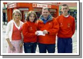 Pictured in Castlebar Brendan Chambers C & C Cellular presenting a sponsorship cheque to  Mary Moylette (Treasurer Mayo Athletic Club),  at the launch of Mayo Athletics Club forthcoming road races which will be taking place during the summer, Front L-R:  Marie Mattimoe (Ballina Athletic Club), Mary Moylette, Brendan Chambers, Gerard Kilroy (Chairman Westport Athletic Club),  Joe McNulty (Chairman Swinford Athletic Club), Back L-R: Padraic Kileen (Claremorris Road Race ), Christy OMalley (Hollymount Road race). Photo  Ken Wright Photography 2007.  