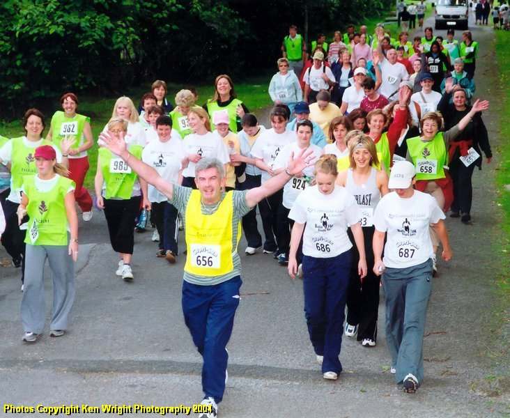 A Group of Walkers on the 10k