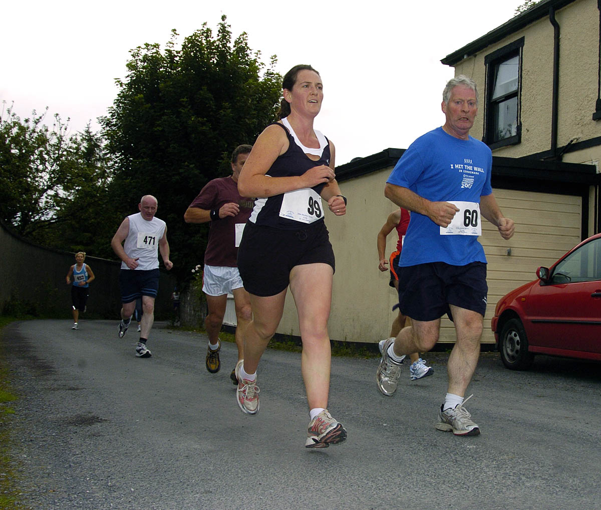 Balla 13th Annual 10K Road Race 2007, Getting Going.  Photo  Ken Wright Photography 2007. 
