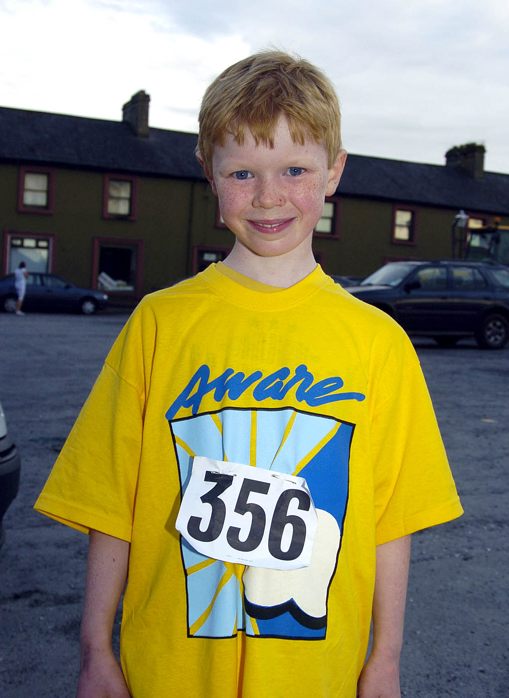 Balla 13th Annual 10K Road Race 2007, Daniel Quinn from Robeen Claremorris who was the youngest entrant  in the 10k Race .Photo  Ken Wright Photography 2007. 