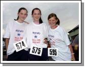Balla 13th Annual 10K Road Race 2007. Three young ladies who were running for Aware, Emma Coleman, Maeve Coleman and Kate Ward.  Photo  Ken Wright Photography 2007. 
