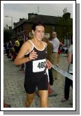 Balla 13th Annual 10K Road Race 2007, Mary Gleeson 1st lady over the finishing line Photo  Ken Wright Photography 2007. 