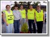Balla 13th Annual 10K Road Race 2007, a group from Enable Ireland Mayo. L-R: Anne Melee, Anne Marie Conroy, Caroline Melee,  Lisa Garrey, Maureen Healy.   Photo  Ken Wright Photography 2007. 