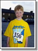 Balla 13th Annual 10K Road Race 2007, Daniel Quinn from Robeen Claremorris who was the youngest entrant  in the 10k Race .Photo  Ken Wright Photography 2007. 