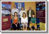 Balla 13th Annual 10K Road Race 2007, a group of winners of the Ladies Over 35 Section pictured with some of the sponsors Front L-R: Cindy McCarthy 2nd Sligo AC, Olivia Feeney 1st Sligo AC, Colum Naylor representing Patricia Battle 3rd Ballina.   Back L-R: Clive Casey Premier Estates Maloney, Sponsor Denise McIntyre Elvery Sports, Sponsor Tom Connolly Premier Estates Maloney Sponsor. Photo  Ken Wright Photography 2007