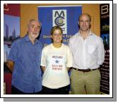 Balla 13th Annual 10K Road Race 2007, a group of winners of the Mens Over 60 Section pictured with some of the sponsors L-R: Michael Courell 1st,  Denise McIntyre Elvery Sports, Sponsor Clive Casey Premier Estates Maloney Sponsor, Photo  Ken Wright Photography 2007