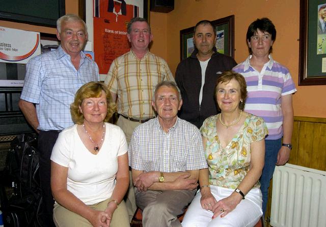 Balla Golf Club Presentations held in Mick Byrnes Stroke Competition sponsored by Albany  Castlebar. Front L-R: Delia OHara 2nd, Jim Conlon 2nd, Patricia Larkin 1st, 
Back L-R: Con Lavin Mens Captain & gross, Pat Walsh 3rd, Jim Evans 1st, Marie Flannigan Lady Captain, Photo  Ken Wright Photography 2007. 
