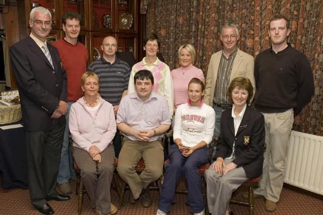 Pictured are the winners of a Castlebar Golf Club 18 Hole Stableford competition which was sponsored by McDermot's House Furnishings. Front L - R: Carmel Moran (gross), Michal McDermot (sponsor), Aoife McHale (1st), Teresa Reddington (Lady Captain). Back L - R: Val Jennings (Captain), Paul Benson (gross), Eugene Caulfield (3rd), Margaret Tighe (Lady President), Deirdre Moylette (2nd), Seamus Reidy (1st), Paul McGuinness (2nd). Missing: Carmel Connaughton (3rd). Photo: Studio 094 