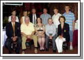 Castlebar Golf Club Presentations 18 Hole Stableford sponsored by Mick OMalley
Front L-R: Val Jennings Mens Captain, Mick OMalley (sponsor), Antoinette Starkin 1st, Eamon Donnellan 1st, Teresa Reddington Lady captain. Back l-R: Celia Coen 3rd, Deidre Moylette 2nd, John Galvin Mens President, Martin McLoughlin 2nd, Niall Fahey 1st in junior section, Eoin Lisibach gross. Photo  Ken Wright Photography 2007

