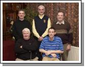 Pictured are the winners of a Castlebar Golf Club Men's competition. Front L - R: Brian McDonald (1st), David Haugh (gross). Back L - R: Michael McGing (competition secretary), Val Jennings (Captain), Martin Lydon (2nd). Photo: Studio 094