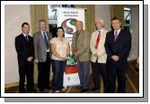 Mayo Sports Partnership 2007 Special Participation Grant Scheme recipients
Pictured in Breaffy International Sports Hotel Liazanne Donnelly, representing Nephin All Stars Basketball Club receiving her cheque from the members of the Mayo Sports Partnership Board L-R: Gerry McGuinness , Tony Cawley,  Liazanne Donnelly, Mick Loftus,  Bernard Comiskey, Pat Stanton (Chairman Mayo Sports Partnership Board),.Photo  Ken Wright Photography 2007 
