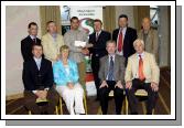 Mayo Sports Partnership 2007 Special Participation Grant Scheme recipients
Pictured in Breaffy International Sports Hotel, Karan Martinez representing Castlebar Athletic Club receiving his cheque from the members of the Mayo Sports Partnership Board Front L-R: Niall Sheridan (Mayo County Council), Teresa Ward, Tony Cawley,  Bernard Comiskey. Back L-R: Gerry McGuinness, Micheal McNamara (Mayo County Council), Karan Martinez, Pat Stanton (Chairman Mayo Sports Partnership Board), John OMahony (Mayo GAA Team Manager), Mick Loftus. .Photo  Ken Wright Photography 2007 

